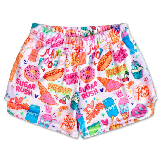 Corey Paige Junk Food Plush Shorts for Youth Sizes