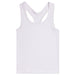 Iscream White Ribbed Racerback Tank Top for Youth