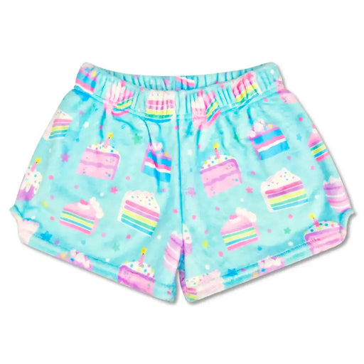 Iscream Piece of Cake Kids' Plush Shorts Cupcake Print
