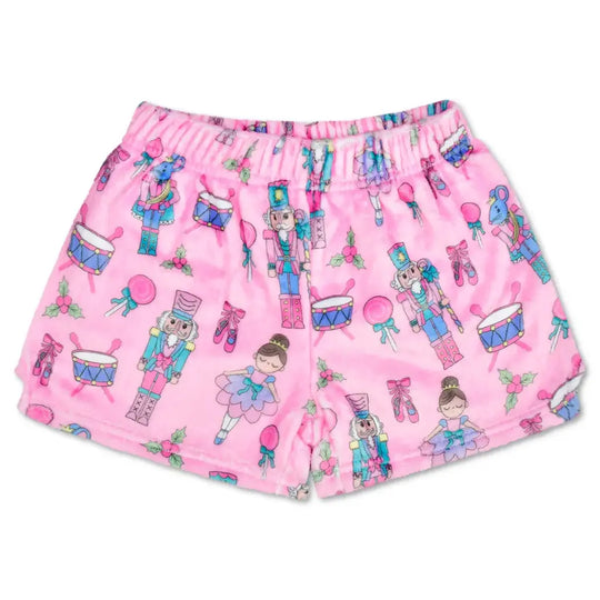 Nutcracker Waltz Plush Shorts - Small