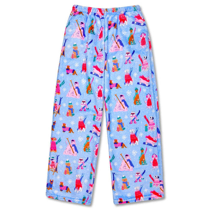 Ski Dog Plush Pants - Large