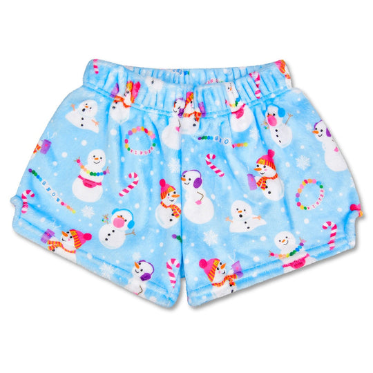 Snow Day Plush Shorts - Large