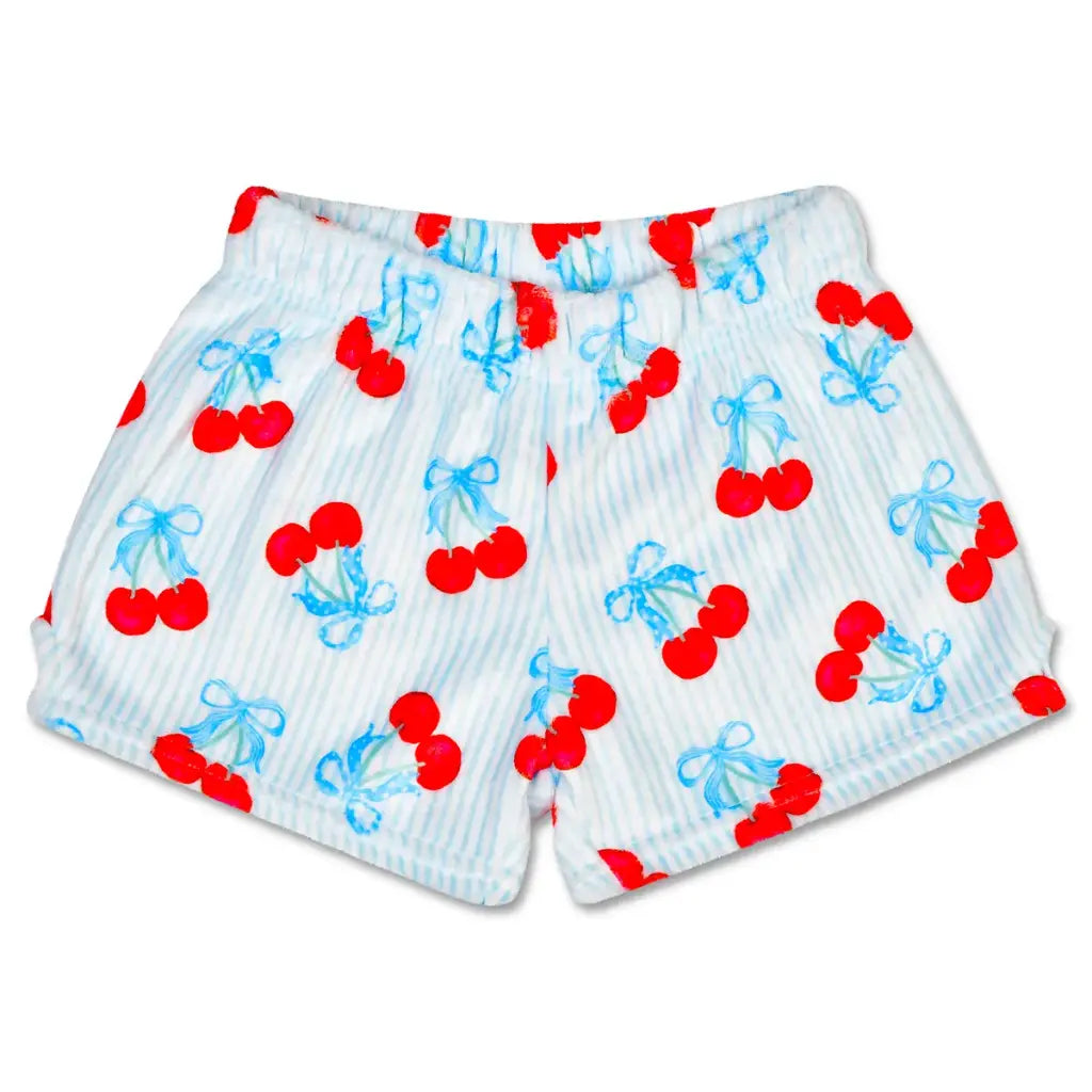 Iscream Cherry on Top Plush Shorts for Youth