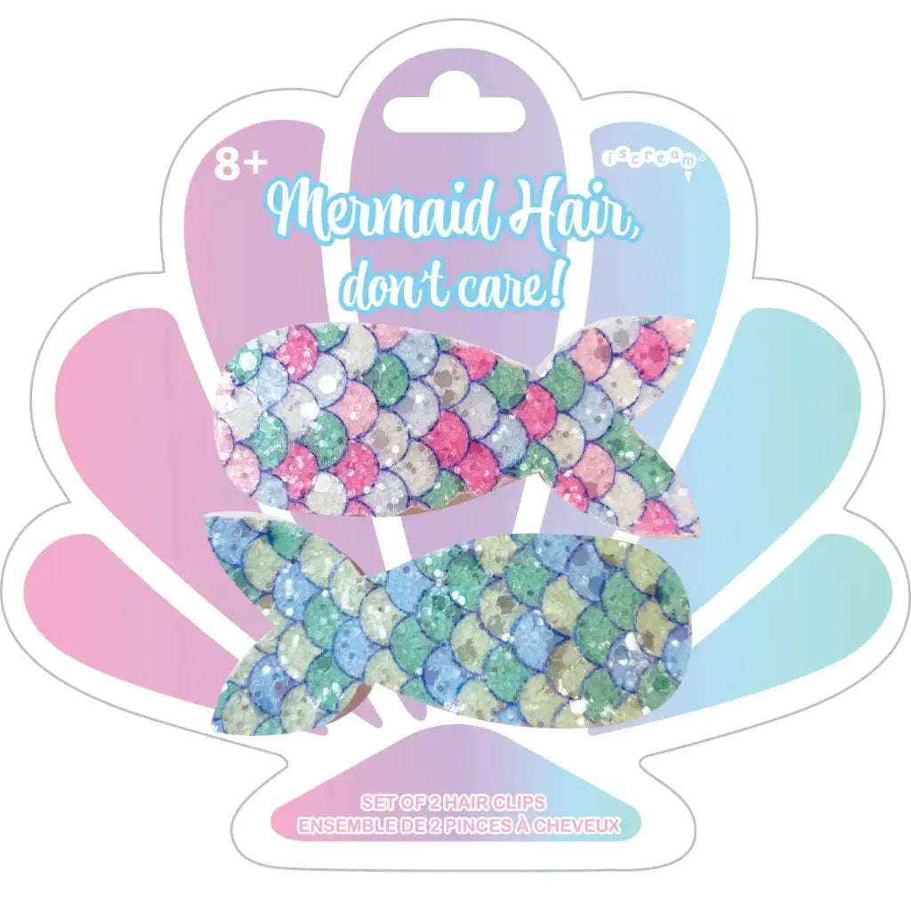 Iscream Mermaid Hair Don't Care Hair Clips Set