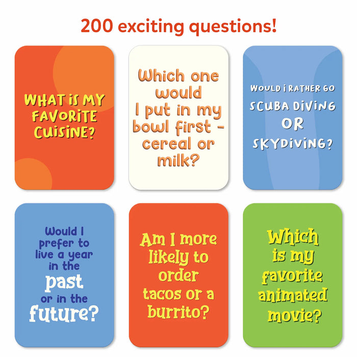 Skillmatics Who Knows You Best Family Party Card Game Ages 8+