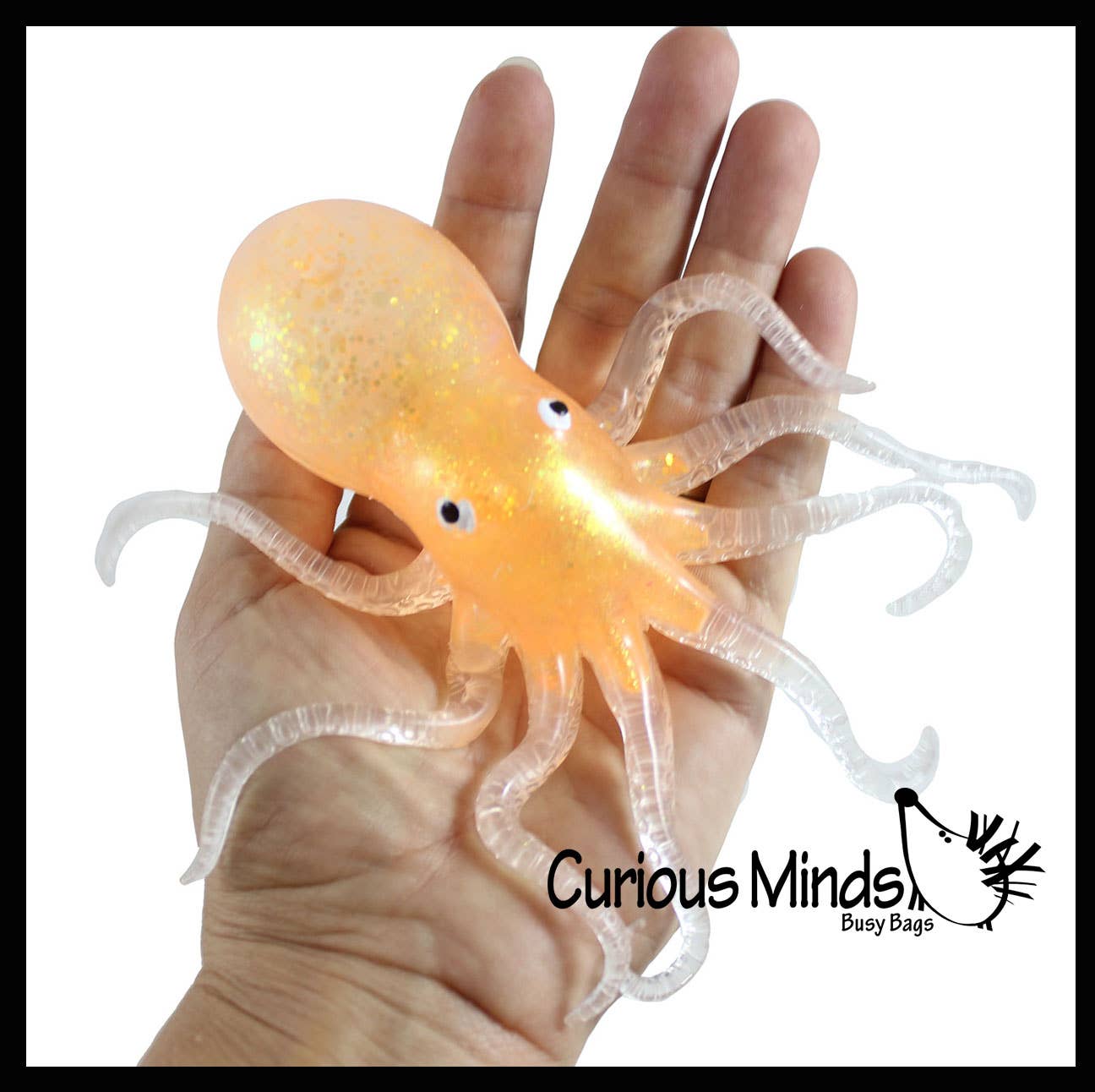 Single Gooey Gel Filled Octopus Fidget Stress Toy - Soft Squishy