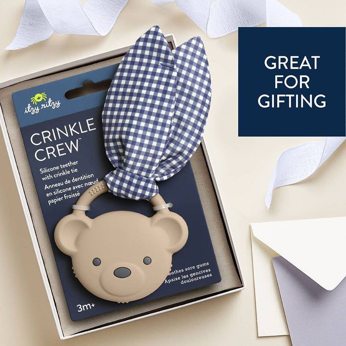Bear Crinkle Crew Infant Teether