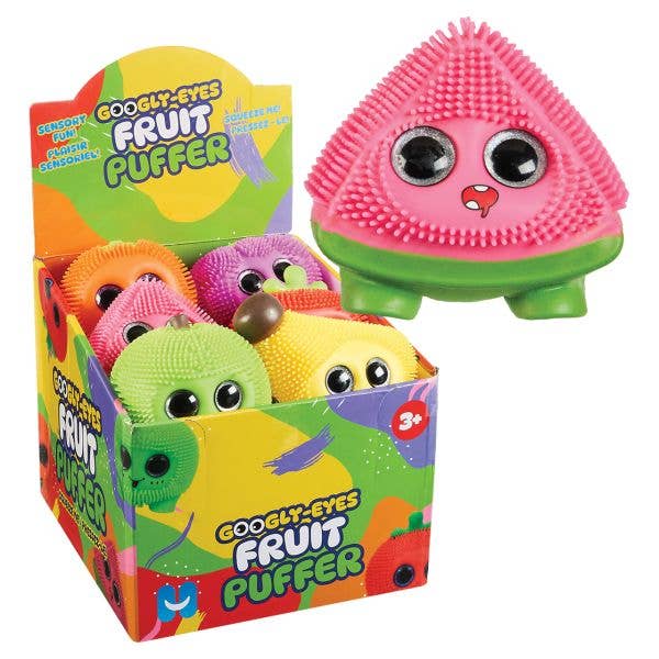 Jumbo Googly Eyes Fruit Puffer Balls - single