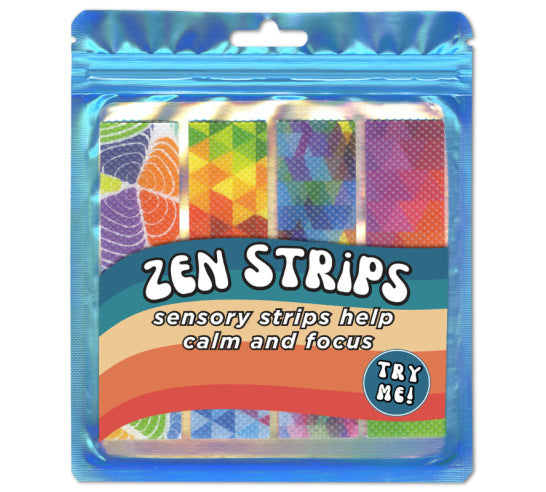 Zen Strips for Anxiety and Focus- Bumpy Brights Fidget — Learning ...