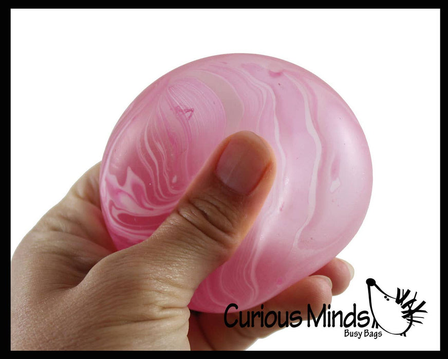 Single Marble Sugar Ball - Thick Glue/Gel Stretch Ball - Squishy