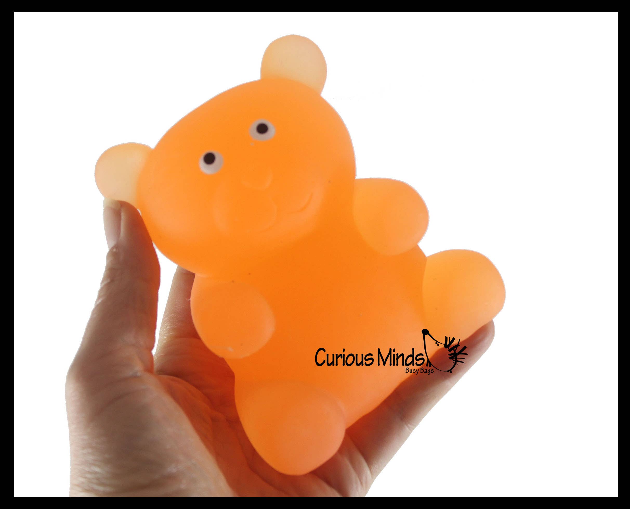 Single Mochi Gummy Bear Squishy Sensory Fidget Toy