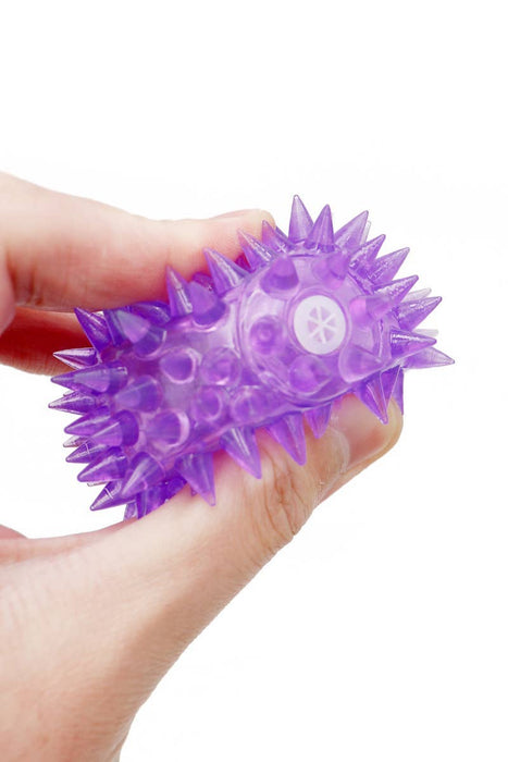 Spiky Led Light-up Squeaky Bouncy Stress Ball