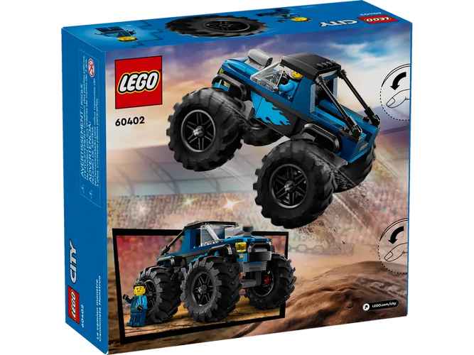 LEGO 60402 Blue Monster Truck