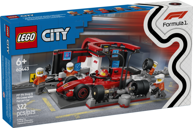 F1 Pit Stop & Pit Crew Lego City
