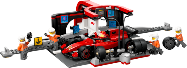 F1 Pit Stop & Pit Crew Lego City