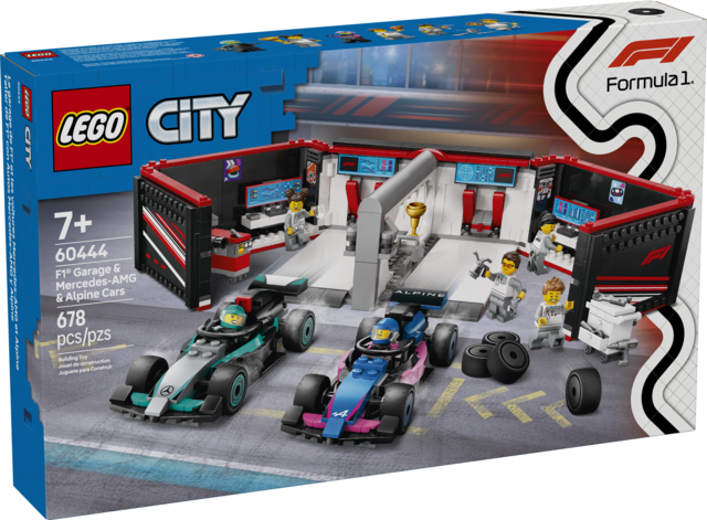 F1 Garage & Mercedes & Alpine Cars Lego City