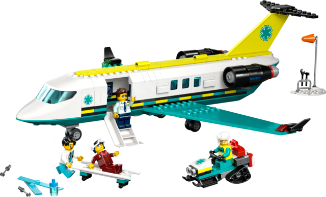 Emergency Air Ambulance Airplane Lego City 60465