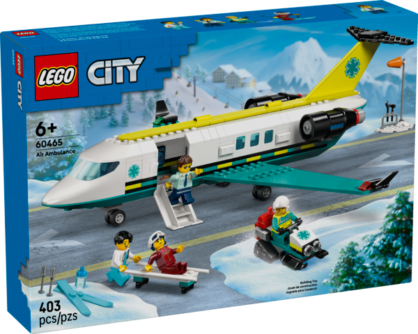 Emergency Air Ambulance Airplane Lego City 60465