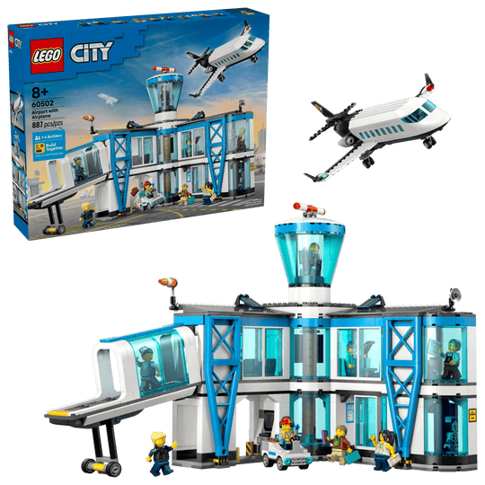 LEGO CITY Airport with Airplane