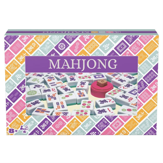 Spin Master Colorful Mahjong Tile Set with Carrying Case