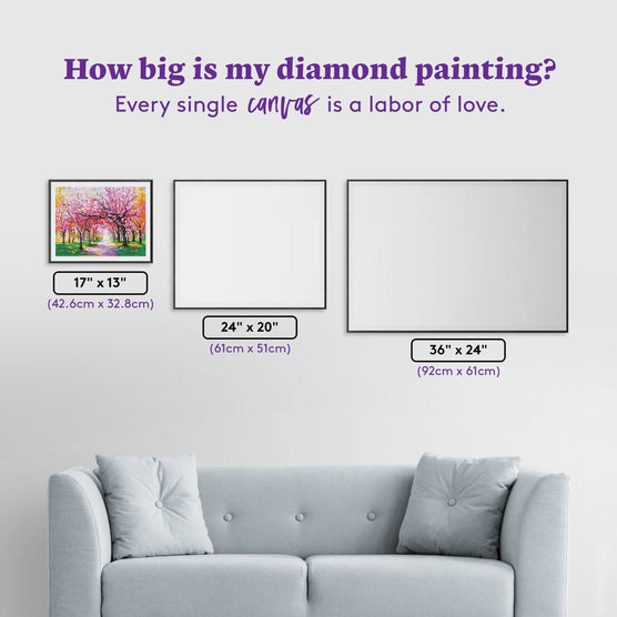 Cherry Blossom Trees Diamond Art