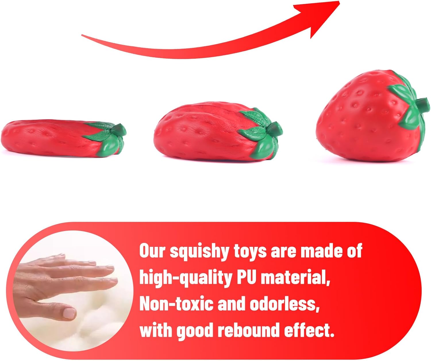 Squeezy Squishy Strawberry