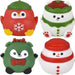 Rhode Island Novelty Christmas Squeezy Sugar Ball 2.4in Toy 12ct
