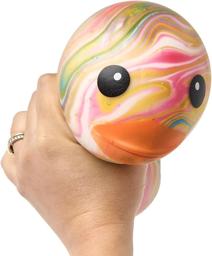Jumbo Squishy Rainbow Duckie
