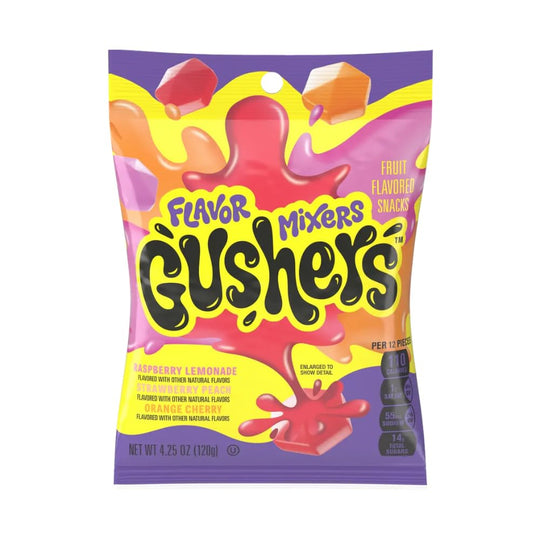 Betty Crocker Fruit Gushers Flavor Mixers Fruit Snacks 4.25 oz