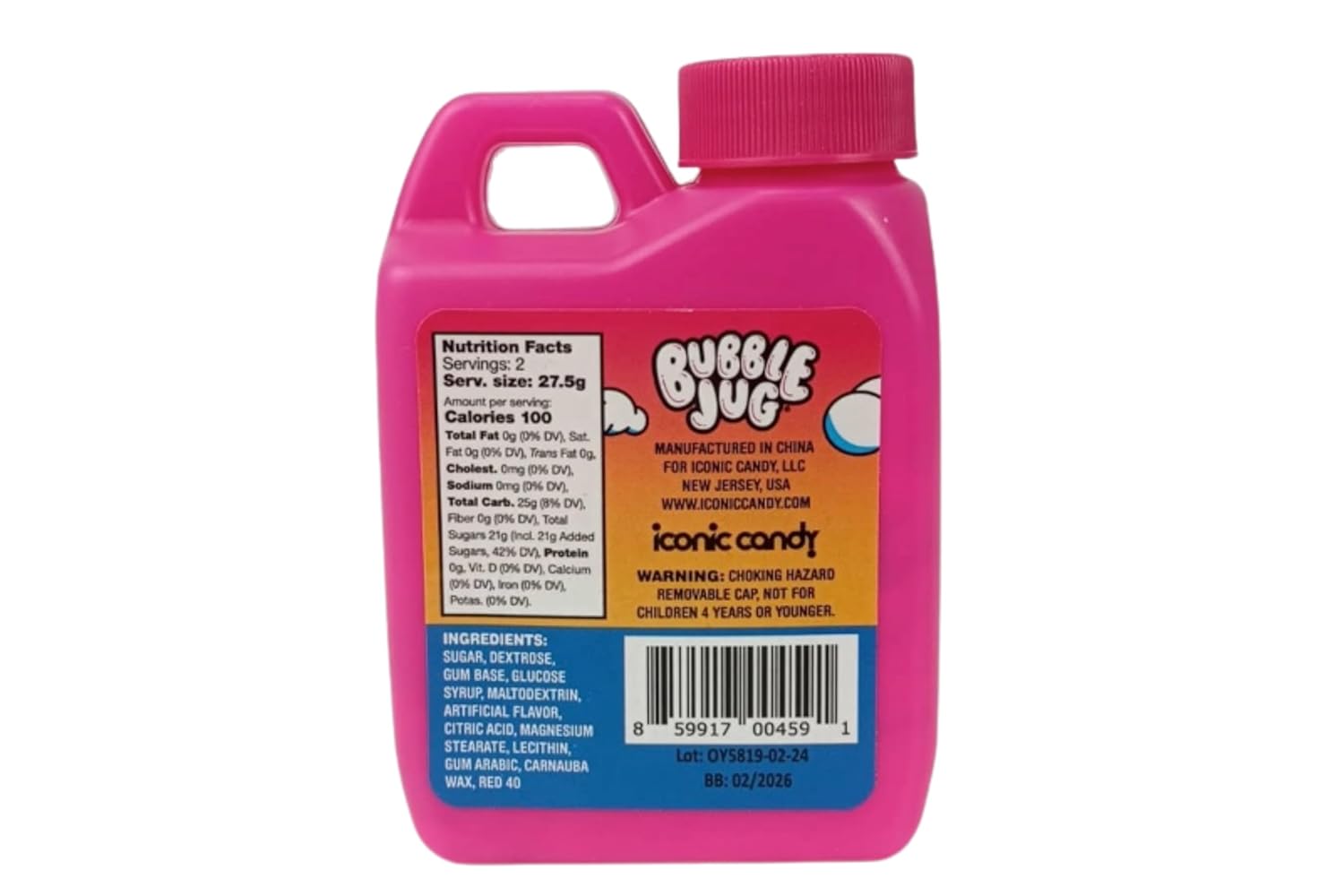 Bubble Jug | Tropical Fruit Bubble Gum