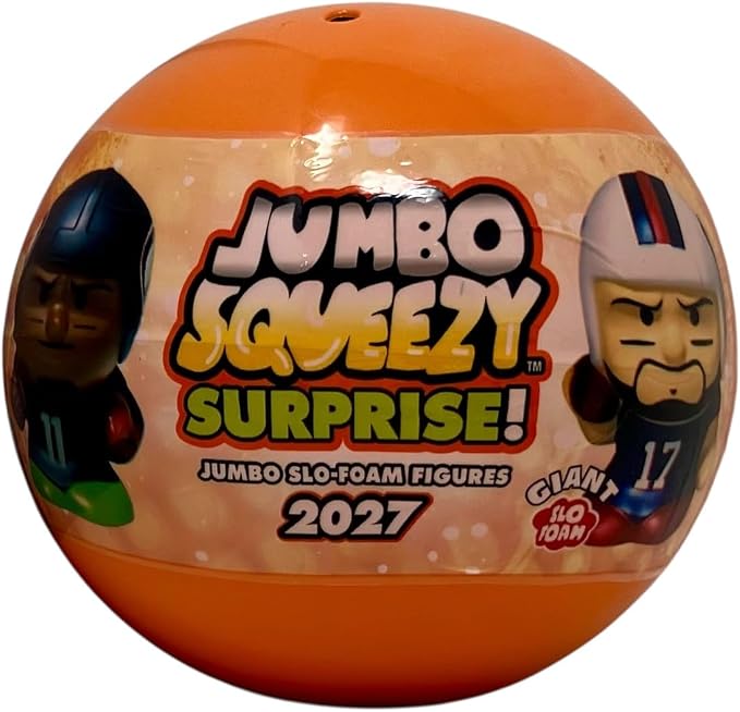 SqueezyMates NFL Football Series 6 Jumbo Squeezy Mate Capsule Blind Pack