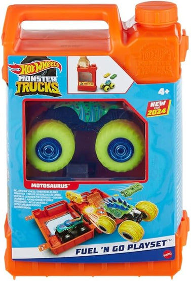 Hot Wheel Monster Trucks Fuel N Go Playset