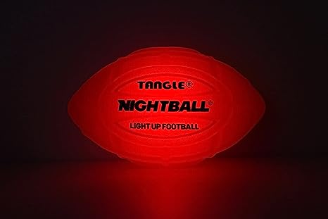 Red LED Inflated Football