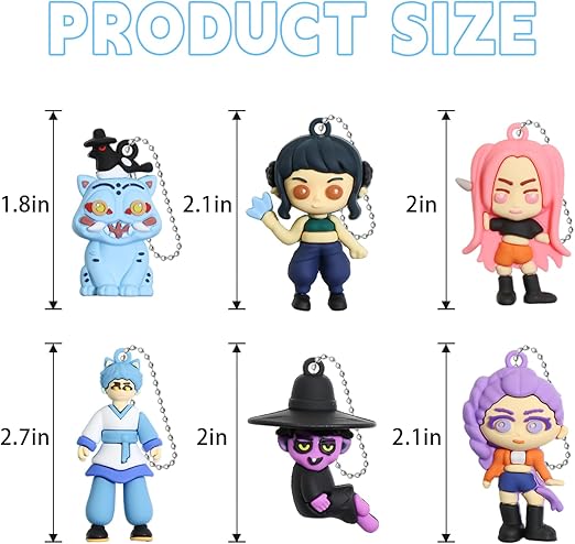 KPOP DEMON HUNTERS TINY KEYCHAIN