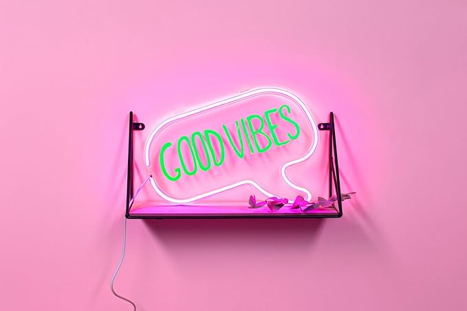 Neon Speech Bubble Light