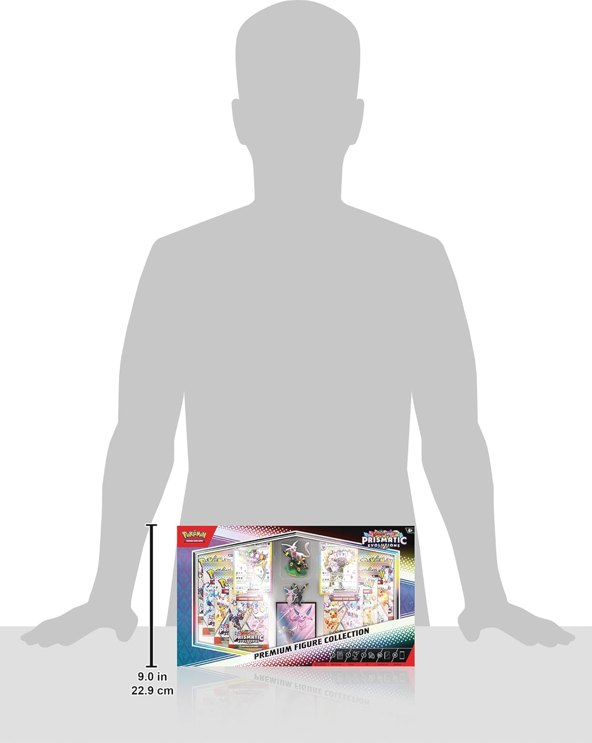 Pokémon TCG Scarlet & Violet Prismatic Evolutions Premium Figure Collection Espeon Umbreon EX Cards