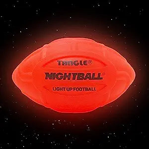 Red LED Inflated Football