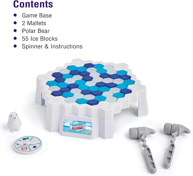 Game Zone Polar Bear Plunge Interactive Tabletop Multiplayer Game