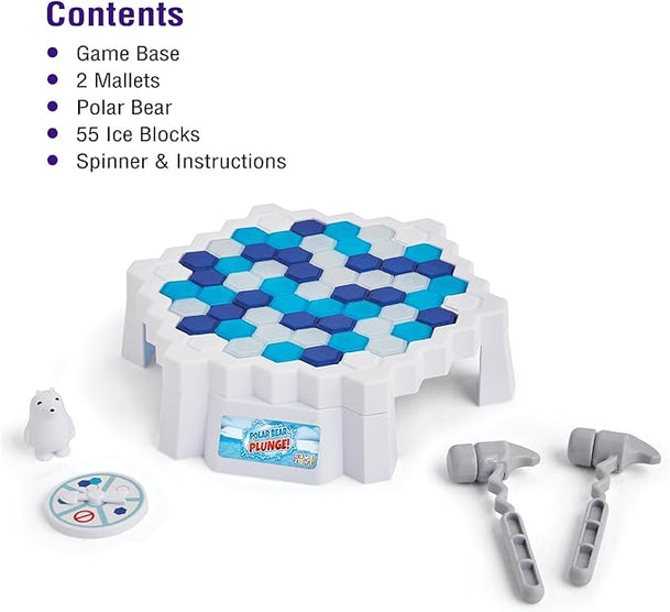 Game Zone Polar Bear Plunge Interactive Tabletop Multiplayer Game