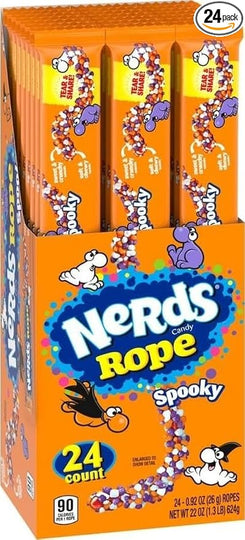 Nerds Spooky Ropes Halloween Candy 0.92oz Pack 24ct