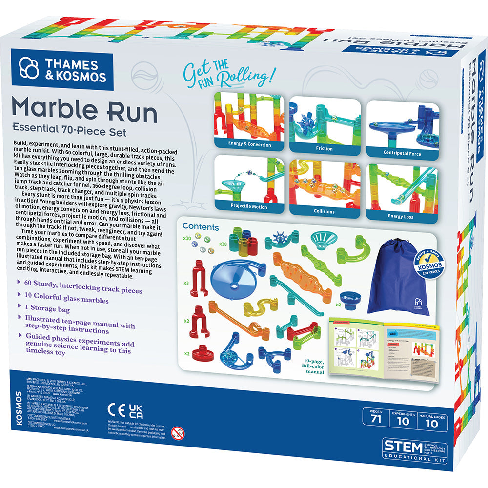 Thames & Kosmos Marble Run Essential 70-Piece Set