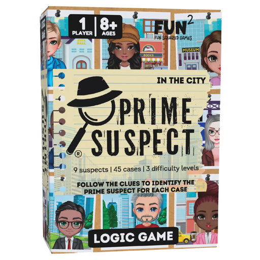 Prime Suspect Solo: Engaging City Detective Deduction Game for Single Player Fun