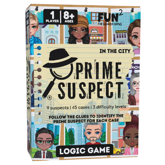 Prime Suspect Solo: Engaging City Detective Deduction Game for Single Player Fun