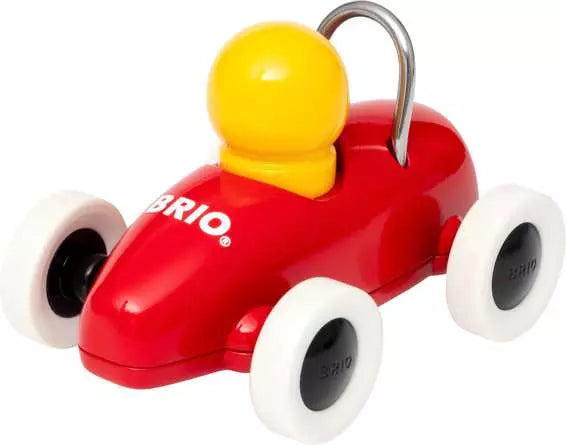 BRIO Pullback Race Car - Wooden toy for toddlers 18 months up