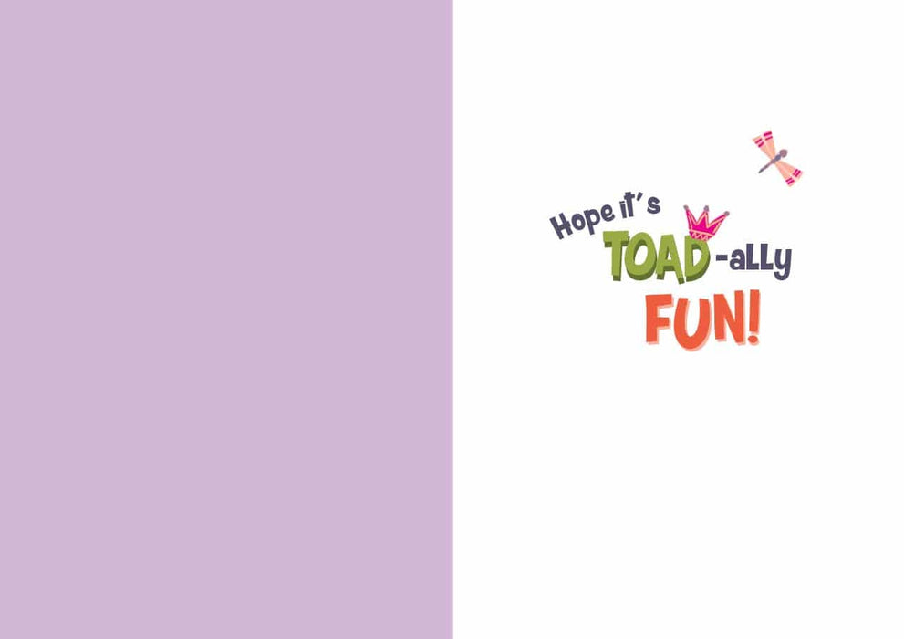 Birthday Frog - Foil Card