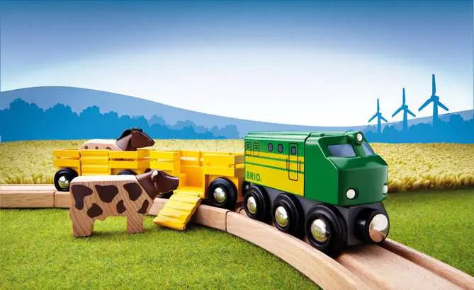 BRIO World Train Set Farm Train Set