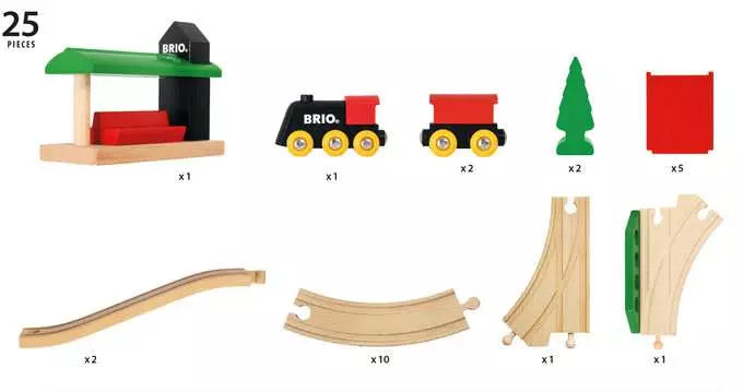 BRIO World Train Set Classic Deluxe Set