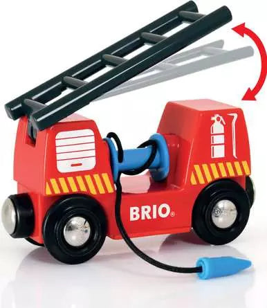 BRIO World Firefighter Train Set