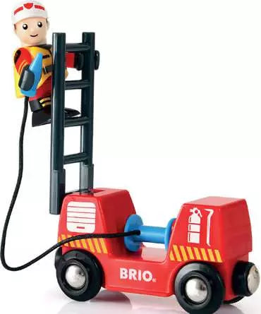 BRIO World Firefighter Train Set