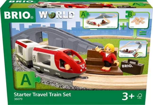 BRIO World Starter Travel Train Set
